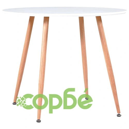 3054230  3 Piece Dining Set Faux Leather Cappuccino(248306+282585) ➤ топ цена ➤ sorbe.bg