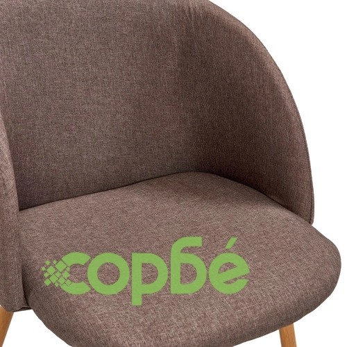 Трапезен комплект, 3 части, текстил, кафяв ➤ топ цена ➤ sorbe.bg