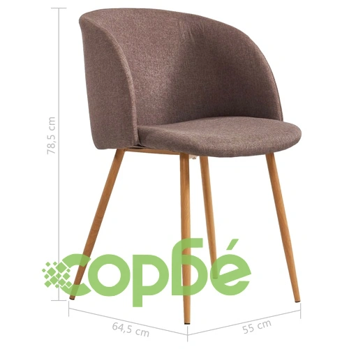 Трапезен комплект, 3 части, текстил, кафяв ➤ топ цена ➤ sorbe.bg