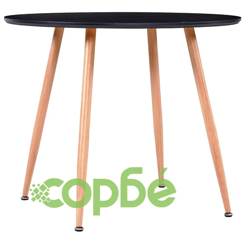 3054267  5 Piece Dining Set Faux Leather Grey(248309+282582) ➤ топ цена ➤ sorbe.bg