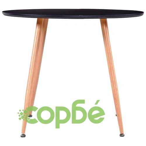 3054271  5 Piece Dining Set Faux Leather Cappuccino(248309+282586) ➤ топ цена ➤ sorbe.bg