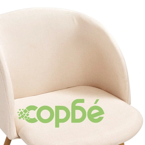 Трапезен комплект, 5 части, текстил, кремав ➤ топ цена ➤ sorbe.bg