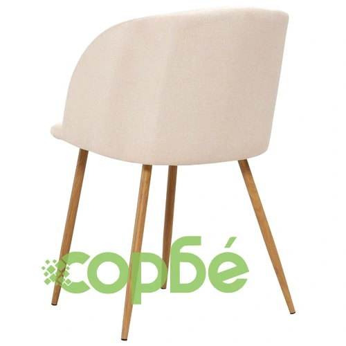 Трапезен комплект, 5 части, текстил, кремав ➤ топ цена ➤ sorbe.bg