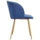 Трапезен комплект, 5 части, текстил, син