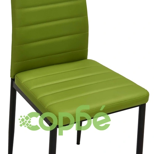 Трапезен комплект от 3 части, изкуствена кожа, зелено лайм ➤ топ цена ➤ sorbe.bg