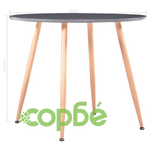 Трапезен комплект, 3 части, текстил, кафяв ➤ топ цена ➤ sorbe.bg