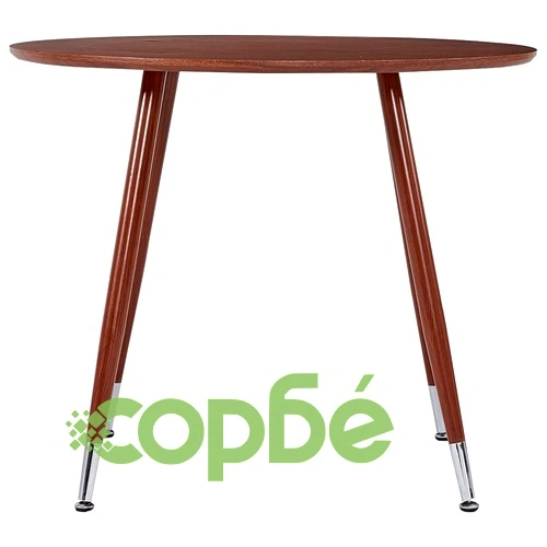 3054351  5 Piece Dining Set Faux Leather Cappuccino(248315+282586) ➤ топ цена ➤ sorbe.bg