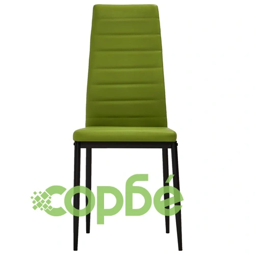 Трапезен комплект от 3 части, изкуствена кожа, зелено лайм ➤ топ цена ➤ sorbe.bg