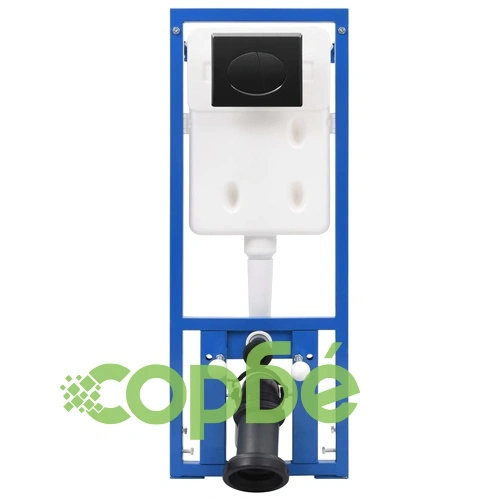 Окачена тоалетна чиния, със скрито казанче, керамична, черна ➤ топ цена ➤ sorbe.bg