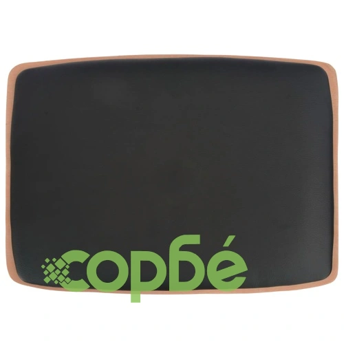 Бар табуретки, 6 бр, черни, изкуствена кожа ➤ топ цена ➤ sorbe.bg