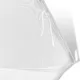Палатка за къмпинг, 200x150x145 см, фибростъкло, бяла