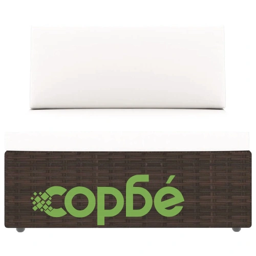 Градински комплект, 7 части, кафяв полиратан ➤ топ цена ➤ sorbe.bg