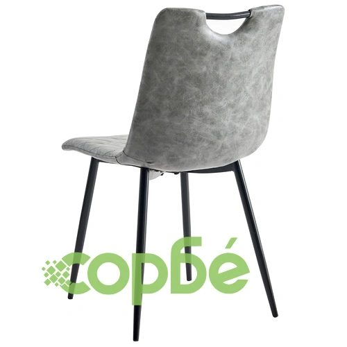 Трапезен комплект от 3 части, изкуствена кожа, cветлосив ➤ топ цена ➤ sorbe.bg