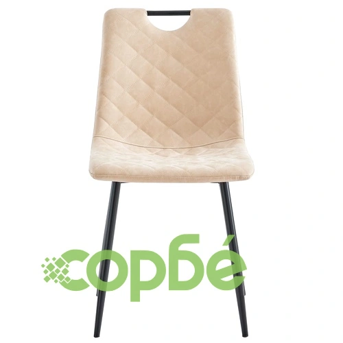 Трапезен комплект от 3 части, изкуствена кожа, кремав ➤ топ цена ➤ sorbe.bg