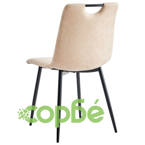 Трапезен комплект от 3 части, изкуствена кожа, кремав ➤ топ цена ➤ sorbe.bg