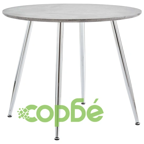 Трапезен комплект от 5 части, изкуствена кожа, кремав ➤ топ цена ➤ sorbe.bg