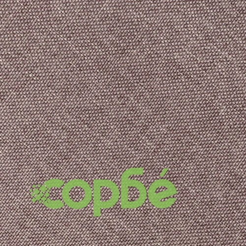 Трапезни столове, 4 бр, извито дърво и текстил таупе ➤ топ цена ➤ sorbe.bg