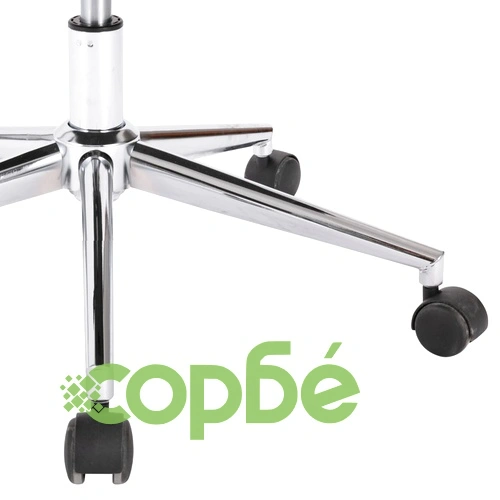 Въртящ офис стол, бял, изкуствена кожа ➤ топ цена ➤ sorbe.bg