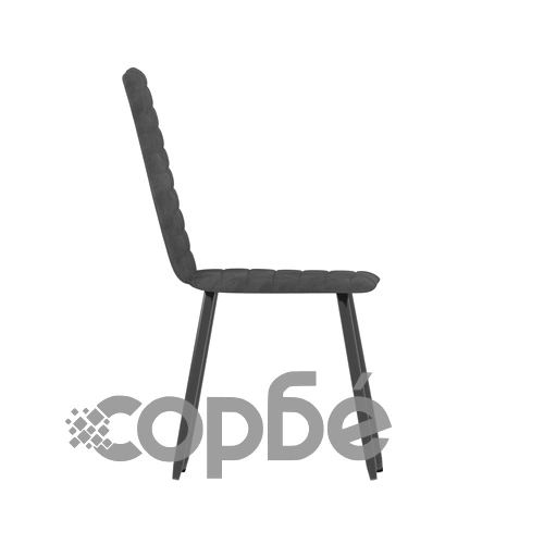 Трапезни столове, 6 бр, сиви, кадифе ➤ топ цена ➤ sorbe.bg