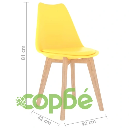 Трапезен комплект от 3 части, жълт ➤ топ цена ➤ sorbe.bg