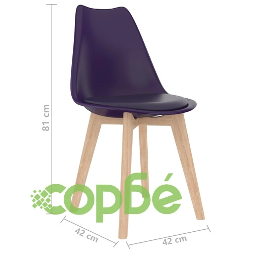 Трапезен комплект от 3 части, тъмнолилав ➤ топ цена ➤ sorbe.bg