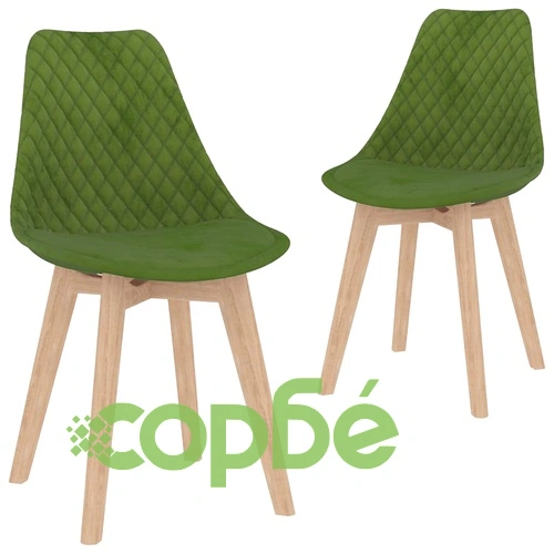 Трапезен комплект от 3 части, светлозелен ➤ топ цена ➤ sorbe.bg