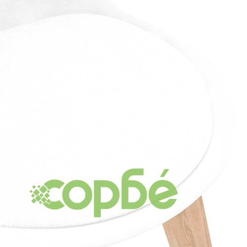 Трапезен комплект от 3 части, бял ➤ топ цена ➤ sorbe.bg