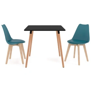 Трапезен комплект от 3 части, тюркоаз