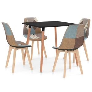 Трапезен комплект от 5 части, сив