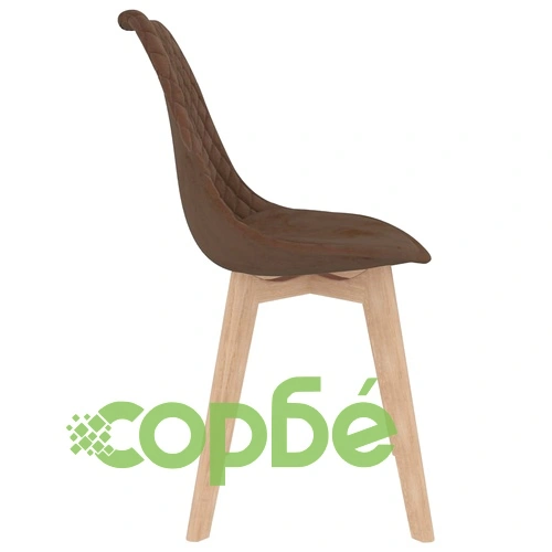 Трапезен комплект от 5 части, кафяв   ➤ топ цена ➤ sorbe.bg