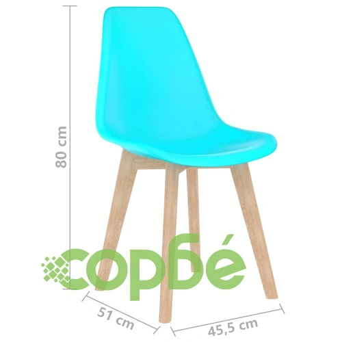 Трапезен комплект от 3 части, син ➤ топ цена ➤ sorbe.bg