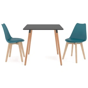 Трапезен комплект от 3 части, тюркоаз