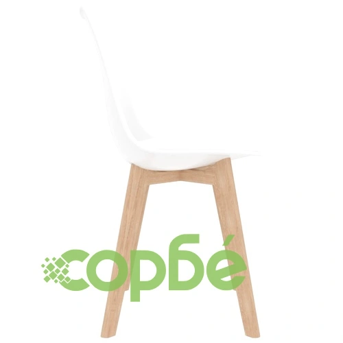 Трапезен комплект от 3 части, бял ➤ топ цена ➤ sorbe.bg