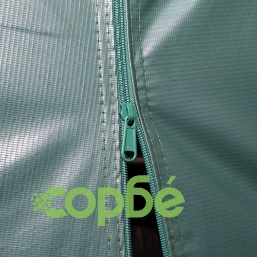 Мобилен навес за животни PVC 550 г/м² 3,3x3,2 м тъмнозелен ➤ топ цена ➤ sorbe.bg