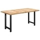 Трапезна маса с H-образни крака 180x90x77 см манго масив 