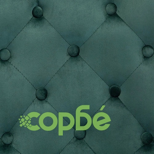 Трапезни столове, 6 бр, тъмнозелени, кадифе ➤ топ цена ➤ sorbe.bg