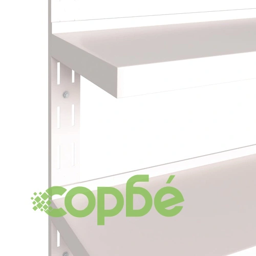 Стенни рафтове на 2 нива, 2 бр, неръждаема стомана, 300x30 см ➤ топ цена ➤ sorbe.bg