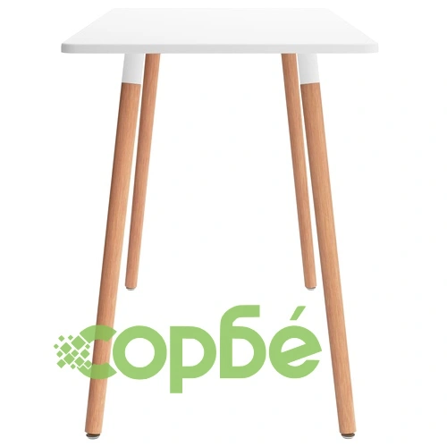 Трапезен комплект от 5 части, бял ➤ топ цена ➤ sorbe.bg