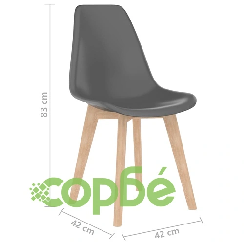 Трапезен комплект от 5 части, сив ➤ топ цена ➤ sorbe.bg