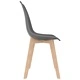 Трапезен комплект от 5 части, сив