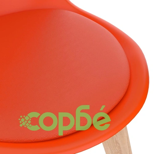 Трапезен комплект от 5 части, оранжев ➤ топ цена ➤ sorbe.bg