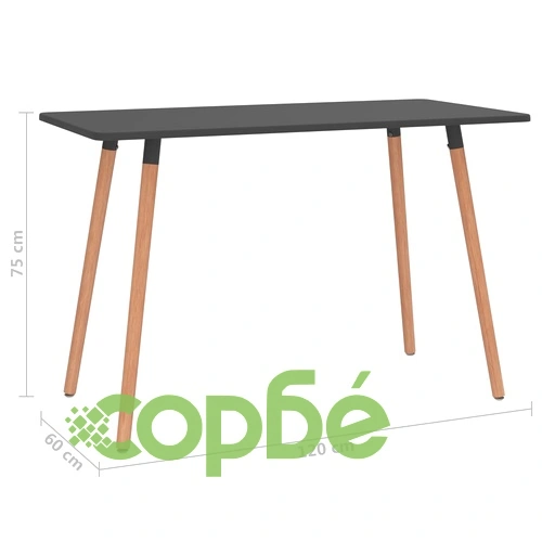 Трапезен комплект от 5 части, оранжев ➤ топ цена ➤ sorbe.bg