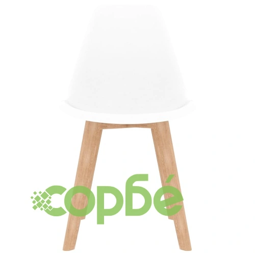 Трапезен комплект от 7 части, бял ➤ топ цена ➤ sorbe.bg