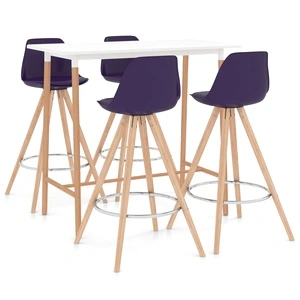 Бар комплект от 5 части, лилав