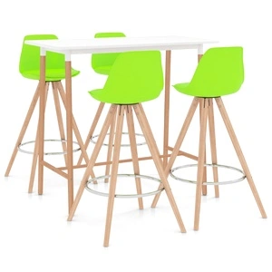 Бар комплект от 5 части, зелен