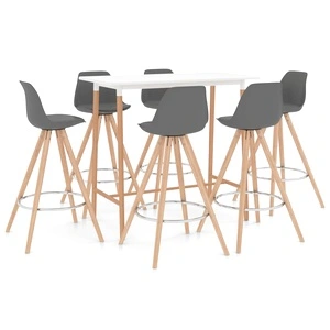 Бар комплект от 7 части, сив