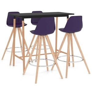 Бар комплект от 5 части, лилав