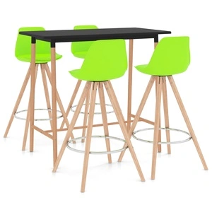 Бар комплект от 5 части, зелен