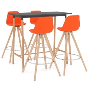 Бар комплект от 5 части, оранжев