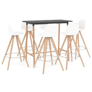 Бар комплект от 7 части, бял